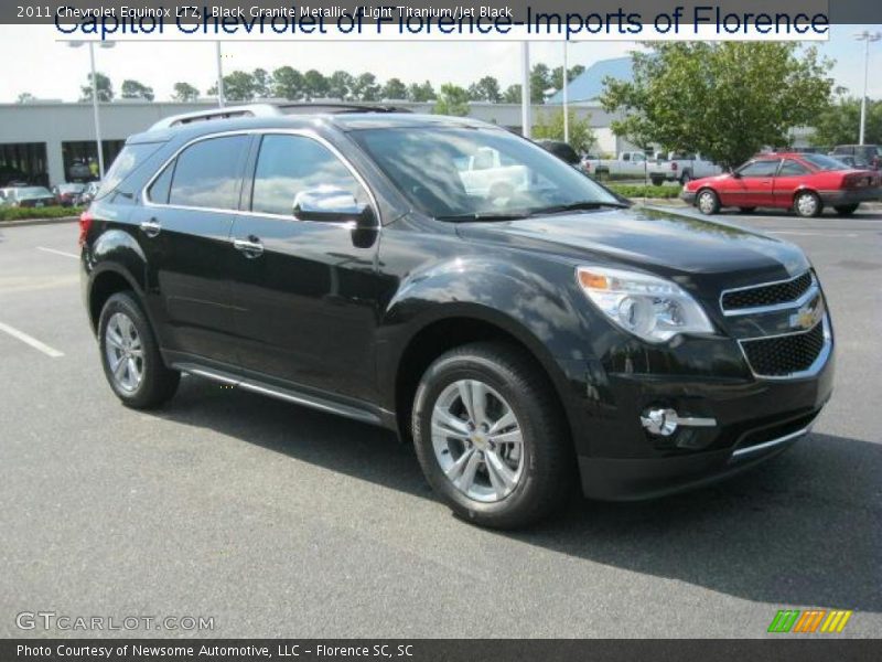 Black Granite Metallic / Light Titanium/Jet Black 2011 Chevrolet Equinox LTZ