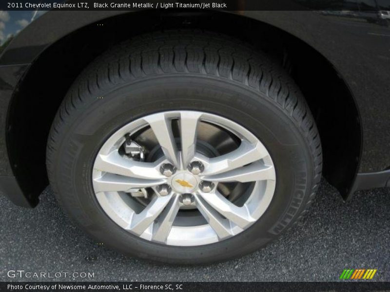 Black Granite Metallic / Light Titanium/Jet Black 2011 Chevrolet Equinox LTZ