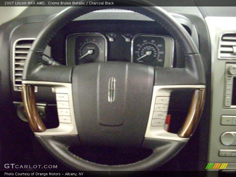 Creme Brulee Metallic / Charcoal Black 2007 Lincoln MKX AWD
