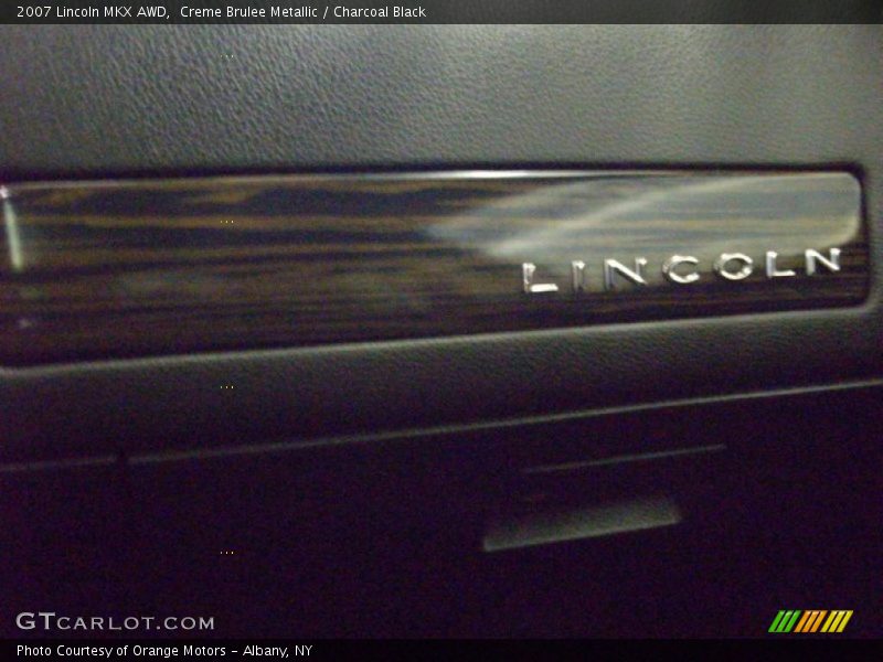 Creme Brulee Metallic / Charcoal Black 2007 Lincoln MKX AWD