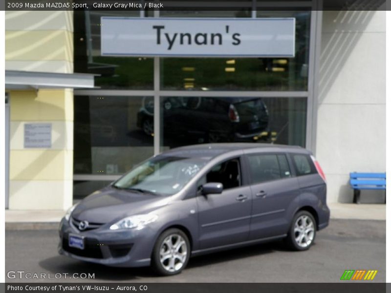 Galaxy Gray Mica / Black 2009 Mazda MAZDA5 Sport