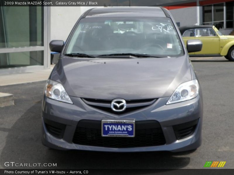 Galaxy Gray Mica / Black 2009 Mazda MAZDA5 Sport