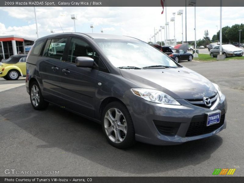 Galaxy Gray Mica / Black 2009 Mazda MAZDA5 Sport