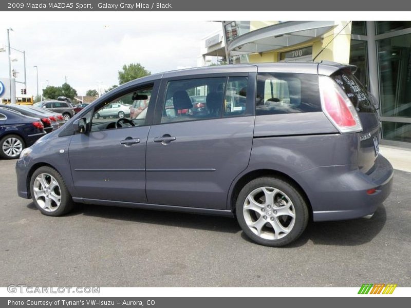 Galaxy Gray Mica / Black 2009 Mazda MAZDA5 Sport