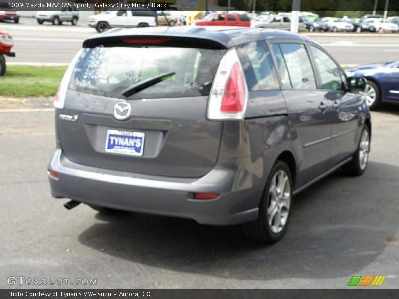 Galaxy Gray Mica / Black 2009 Mazda MAZDA5 Sport