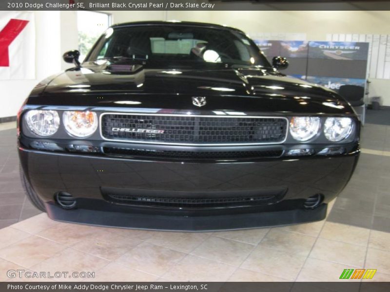 Brilliant Black Crystal Pearl / Dark Slate Gray 2010 Dodge Challenger SE