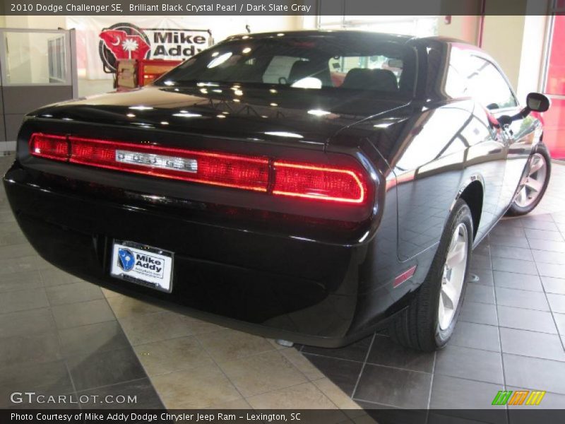 Brilliant Black Crystal Pearl / Dark Slate Gray 2010 Dodge Challenger SE