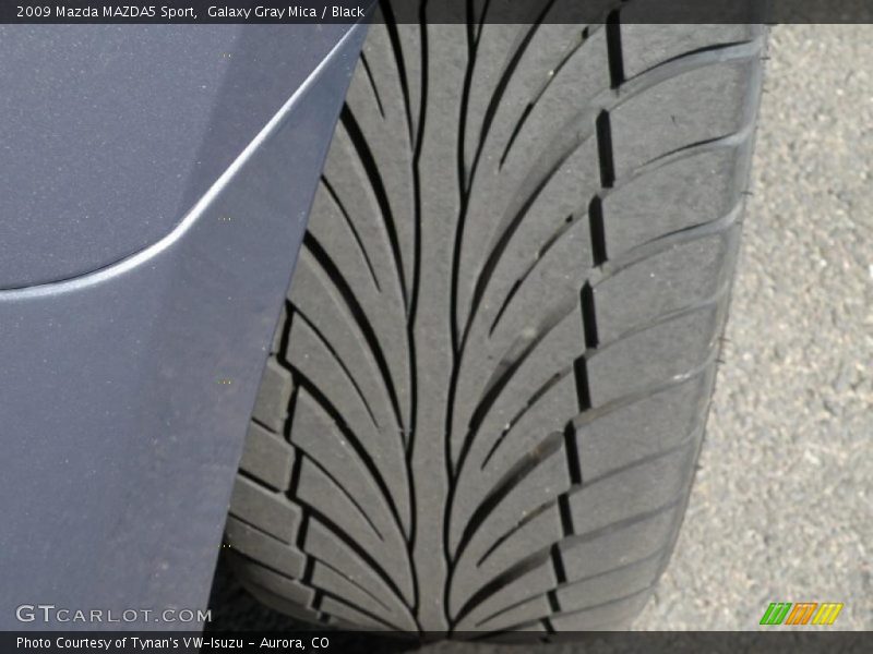 Galaxy Gray Mica / Black 2009 Mazda MAZDA5 Sport