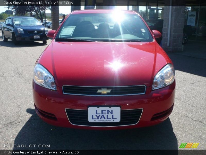 Victory Red / Gray 2010 Chevrolet Impala LS