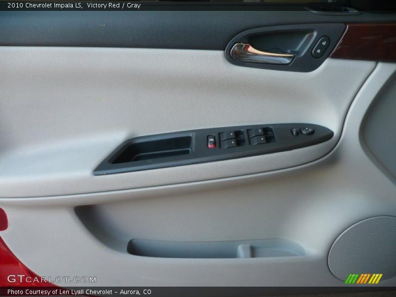 Victory Red / Gray 2010 Chevrolet Impala LS