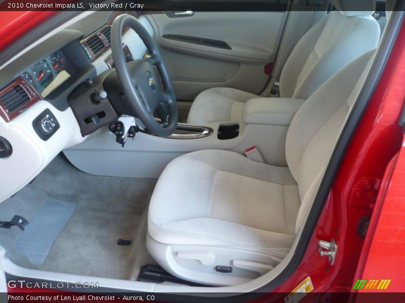 Victory Red / Gray 2010 Chevrolet Impala LS