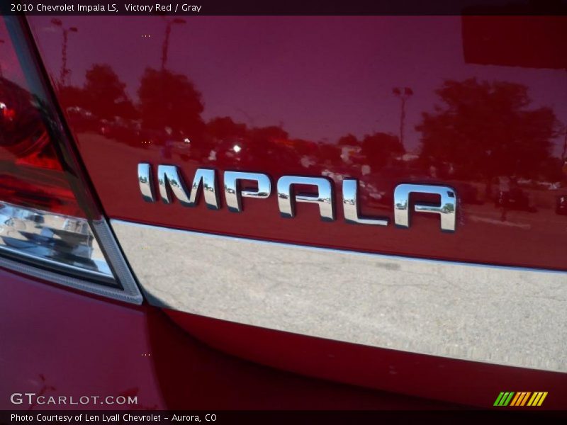 Victory Red / Gray 2010 Chevrolet Impala LS
