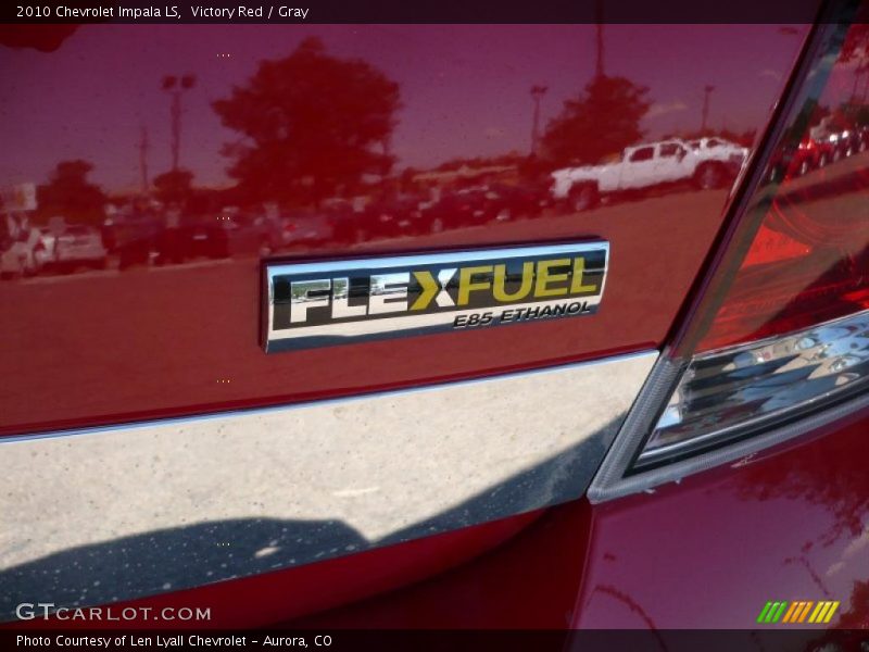 Victory Red / Gray 2010 Chevrolet Impala LS