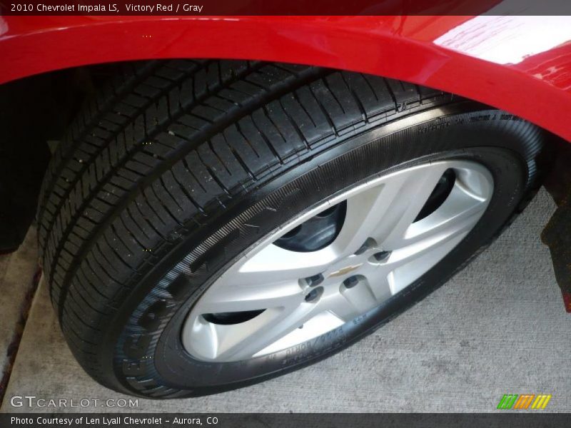 Victory Red / Gray 2010 Chevrolet Impala LS