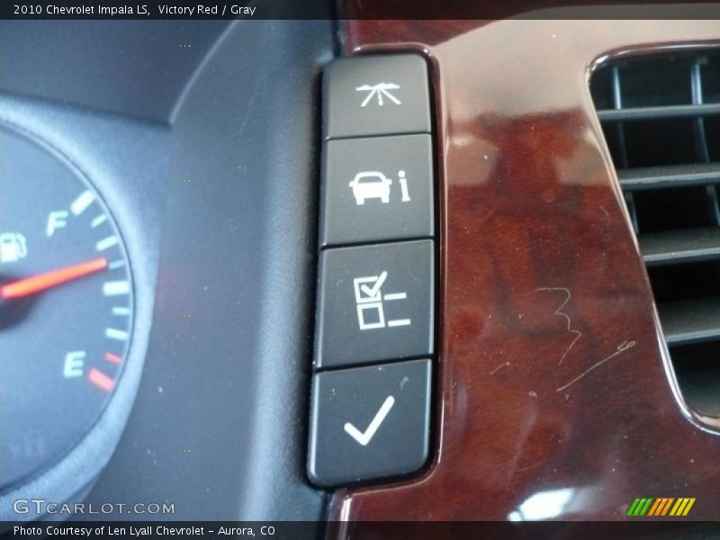 Victory Red / Gray 2010 Chevrolet Impala LS