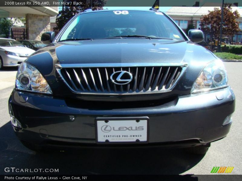 Flint Mica / Black 2008 Lexus RX 350 AWD