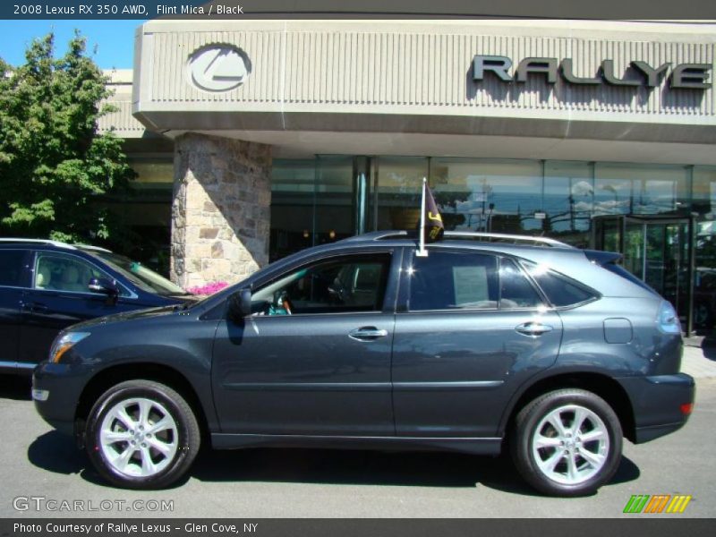 Flint Mica / Black 2008 Lexus RX 350 AWD