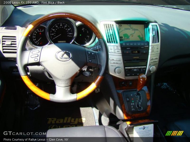 Flint Mica / Black 2008 Lexus RX 350 AWD