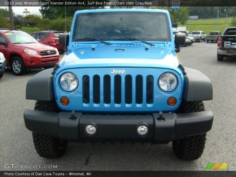 Surf Blue Pearl / Dark Slate Gray/Blue 2010 Jeep Wrangler Sport Islander Edition 4x4