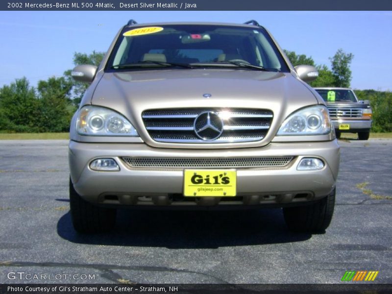 Desert Silver Metallic / Java 2002 Mercedes-Benz ML 500 4Matic