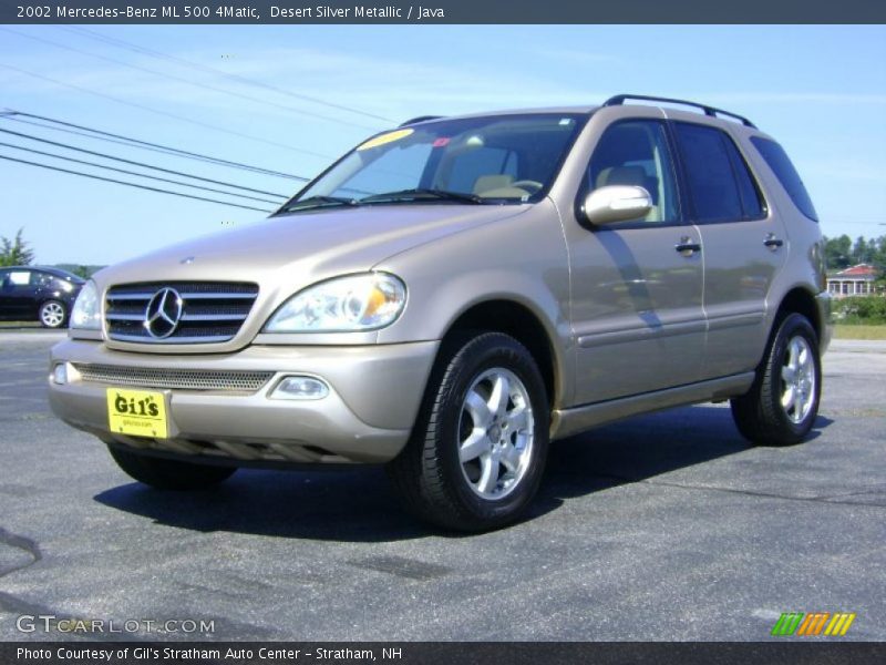 Desert Silver Metallic / Java 2002 Mercedes-Benz ML 500 4Matic