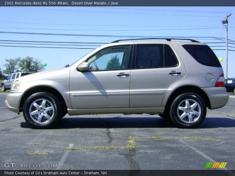 Desert Silver Metallic / Java 2002 Mercedes-Benz ML 500 4Matic