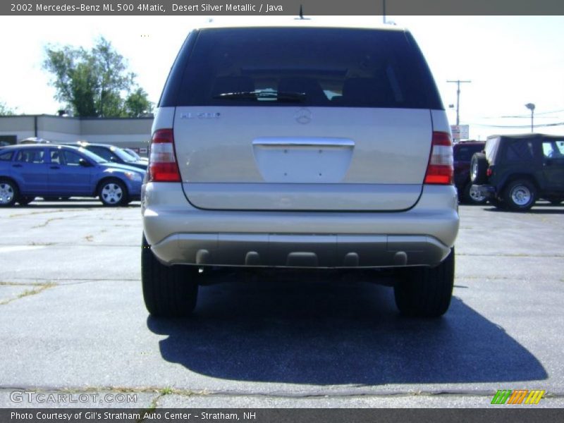 Desert Silver Metallic / Java 2002 Mercedes-Benz ML 500 4Matic