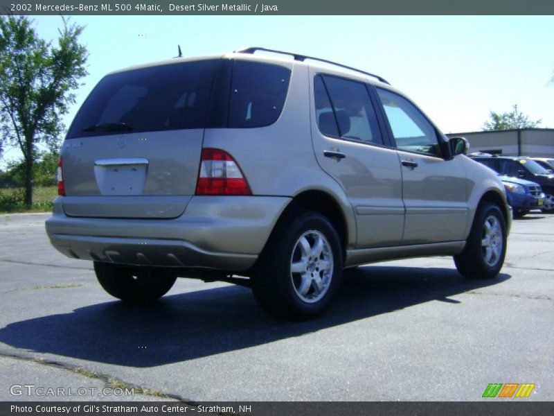 Desert Silver Metallic / Java 2002 Mercedes-Benz ML 500 4Matic