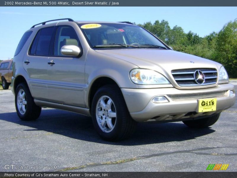 Desert Silver Metallic / Java 2002 Mercedes-Benz ML 500 4Matic