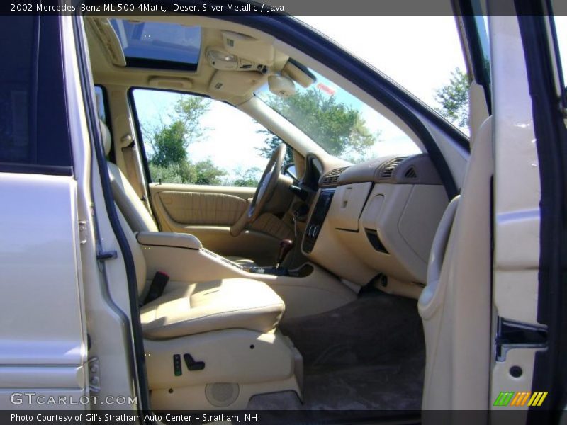 Desert Silver Metallic / Java 2002 Mercedes-Benz ML 500 4Matic