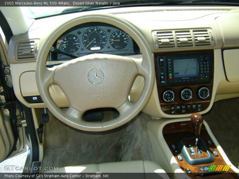 Desert Silver Metallic / Java 2002 Mercedes-Benz ML 500 4Matic