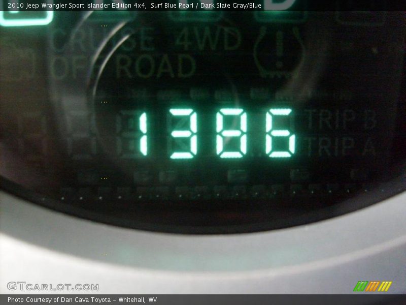 Surf Blue Pearl / Dark Slate Gray/Blue 2010 Jeep Wrangler Sport Islander Edition 4x4