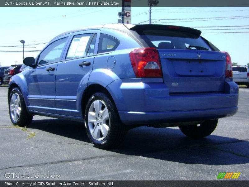 Marine Blue Pearl / Pastel Slate Gray 2007 Dodge Caliber SXT
