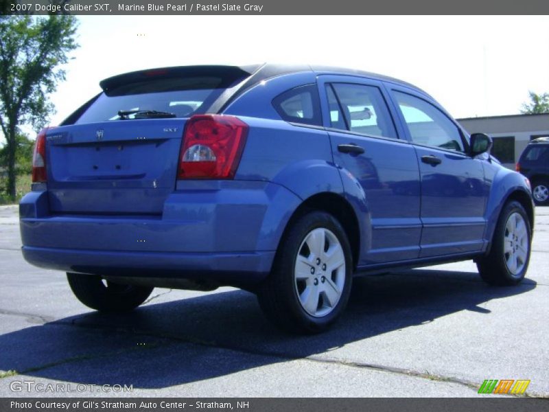 Marine Blue Pearl / Pastel Slate Gray 2007 Dodge Caliber SXT