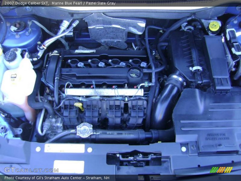 Marine Blue Pearl / Pastel Slate Gray 2007 Dodge Caliber SXT