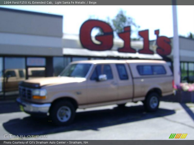 Light Santa Fe Metallic / Beige 1994 Ford F150 XL Extended Cab