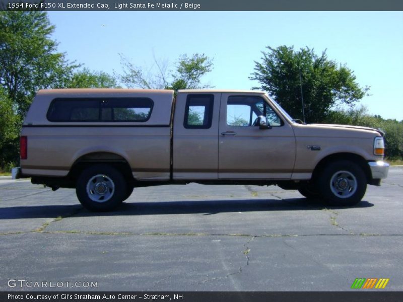 Light Santa Fe Metallic / Beige 1994 Ford F150 XL Extended Cab