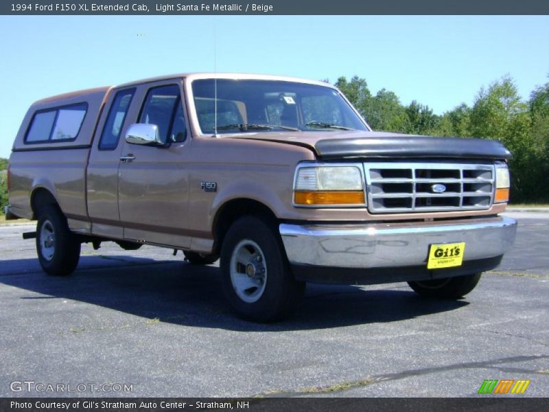 Light Santa Fe Metallic / Beige 1994 Ford F150 XL Extended Cab
