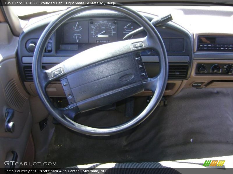 Light Santa Fe Metallic / Beige 1994 Ford F150 XL Extended Cab