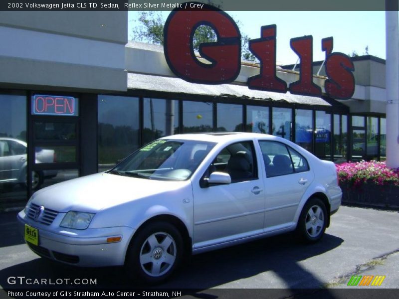 Reflex Silver Metallic / Grey 2002 Volkswagen Jetta GLS TDI Sedan