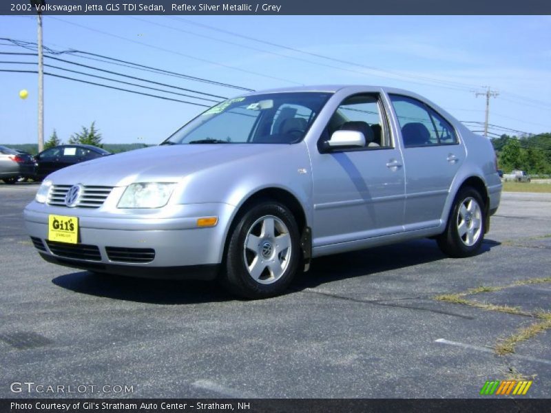 Reflex Silver Metallic / Grey 2002 Volkswagen Jetta GLS TDI Sedan