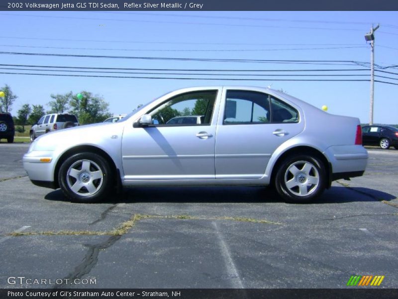 Reflex Silver Metallic / Grey 2002 Volkswagen Jetta GLS TDI Sedan