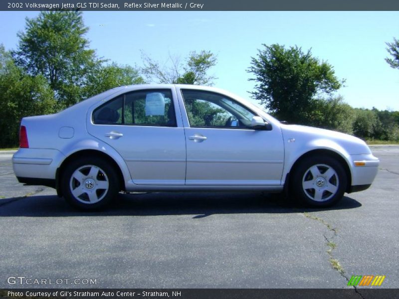 Reflex Silver Metallic / Grey 2002 Volkswagen Jetta GLS TDI Sedan