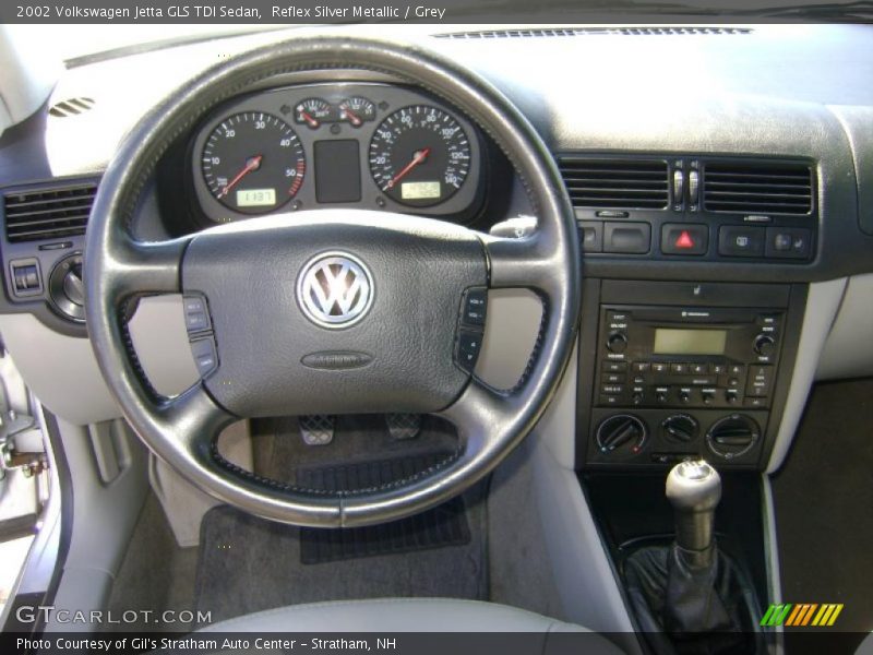 Reflex Silver Metallic / Grey 2002 Volkswagen Jetta GLS TDI Sedan