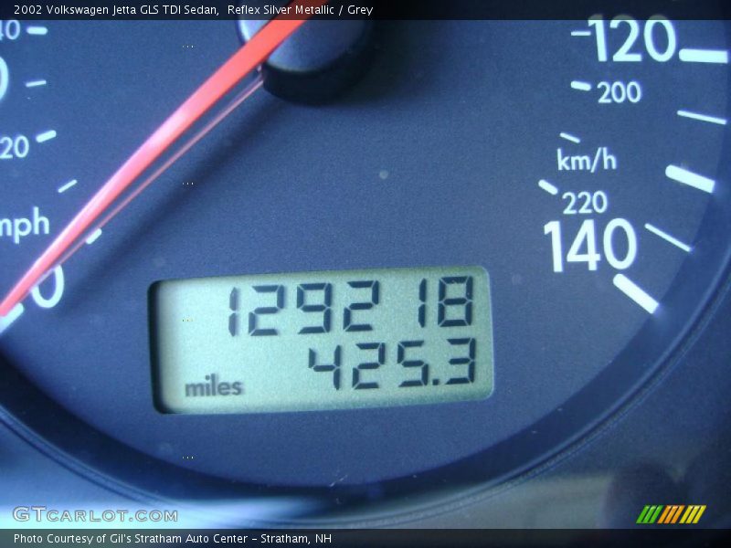 Reflex Silver Metallic / Grey 2002 Volkswagen Jetta GLS TDI Sedan