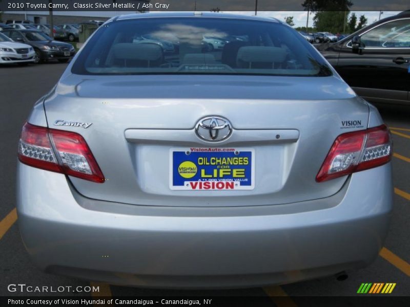Classic Silver Metallic / Ash Gray 2010 Toyota Camry