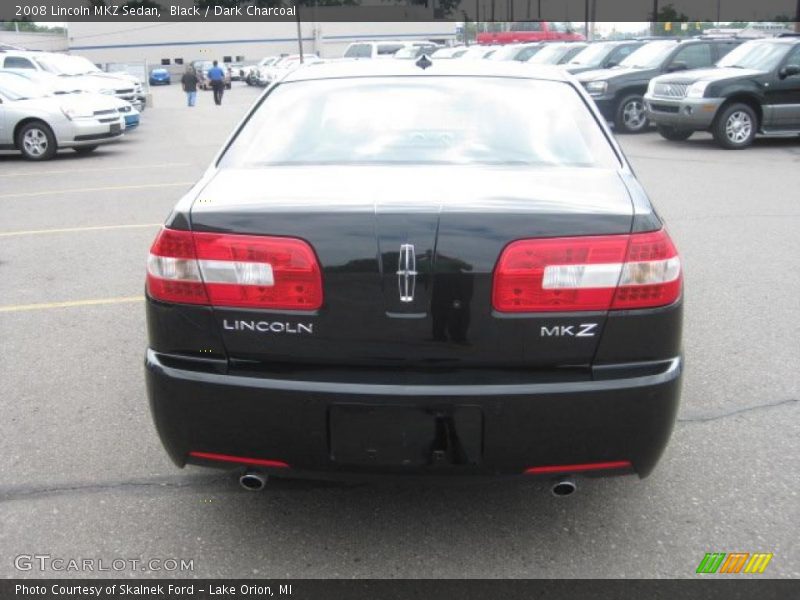 Black / Dark Charcoal 2008 Lincoln MKZ Sedan
