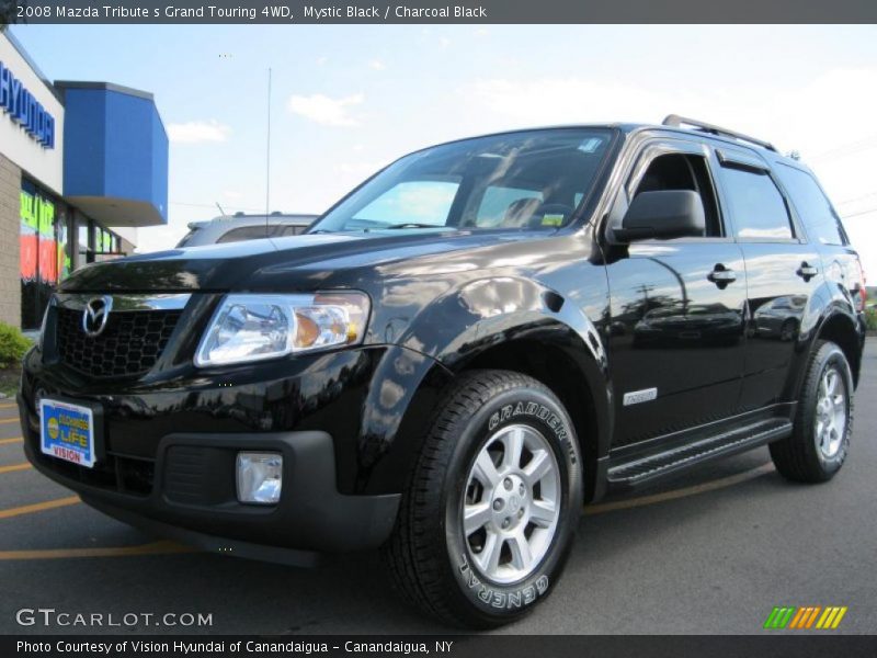 Mystic Black / Charcoal Black 2008 Mazda Tribute s Grand Touring 4WD