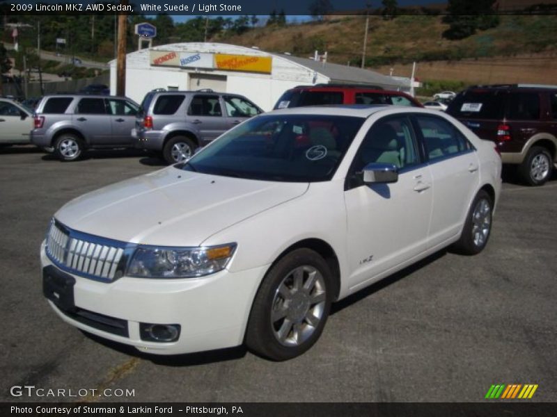 White Suede / Light Stone 2009 Lincoln MKZ AWD Sedan