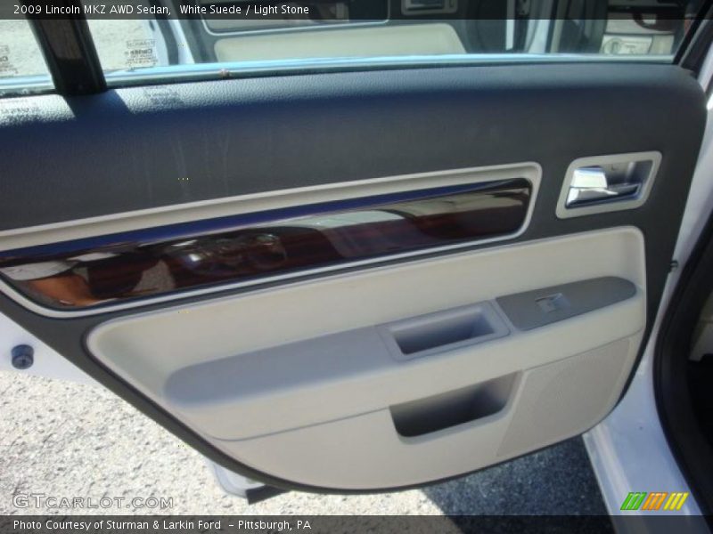 White Suede / Light Stone 2009 Lincoln MKZ AWD Sedan